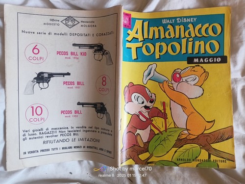 Almanacco topolino 1958 numero - almanacco,