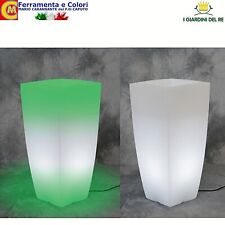 Vaso Resina Illuminato Alto 33