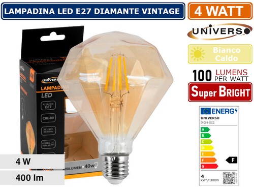 Lampadina led vintage forma - lampadina, a