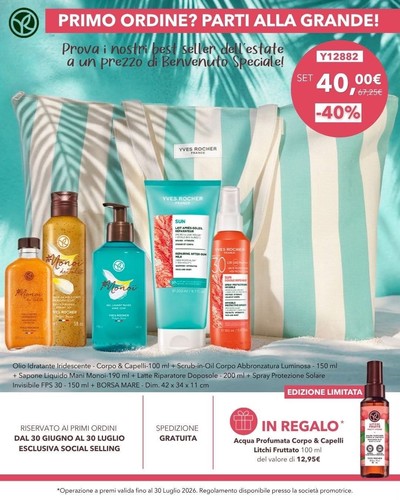 Set mare yves rocher con - set, borsa