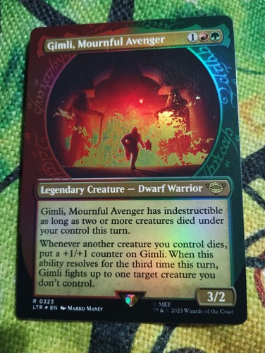 Foil showcase gimli - foil, gimli,