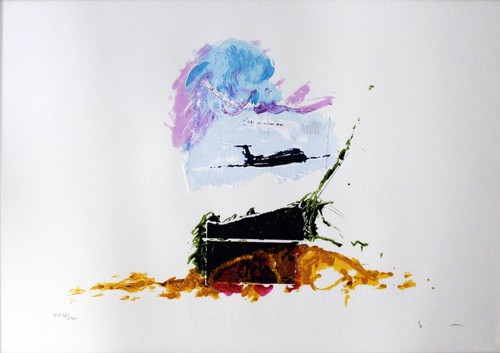 Mario schifano paesaggio - mario, "paesaggio