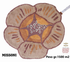MISSONI tappeto rotondo diametro cm. 80 , cucina , bagno , ingresso ecc.