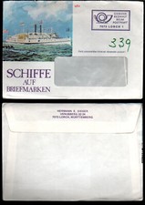 LETTERA - Germania - SCHIFFE AUF BRIEFMARKEN - 7073 LORCH 1