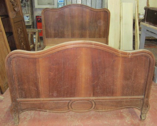 Letto noce 130 con - noce, rete