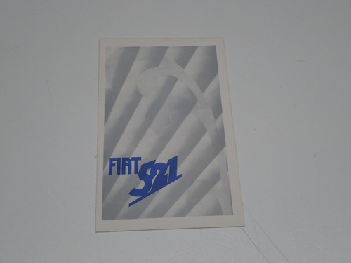Fiat 521 brochure depliant - fiat,
