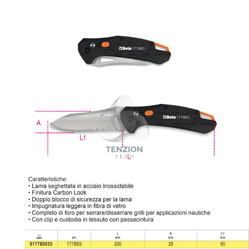 Coltello acciaio inox - coltello,