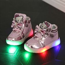 SCARPE BAMBINA LUCI HELLO KITTY  LED Bimba Baby shoes lights