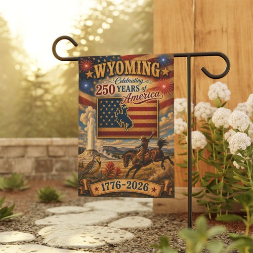 Bandiera giardino wyoming - da,