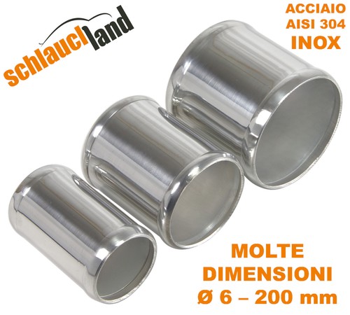 10cm tubo acciaio lucido - 10cm,