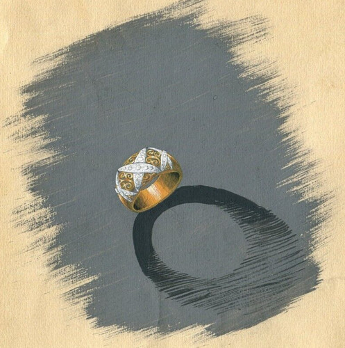 Anello con diamanti - art,