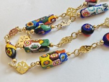 Collana murano millefiori