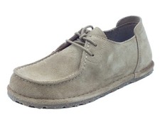 Birkenstock 1027321 Utti Lace Gray Taupe Scarpe per Donna in camoscio