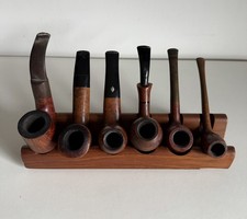 LOTTO SET 6 PIPE BREBBIA DIVERSI MODELLI VINTAGE DA COLLEZIONE