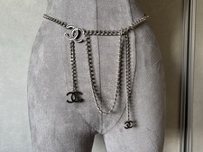 Ceinture à chaîne argentée