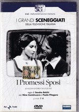 i promessi sposi puntate 1-4	2 dvd	sceneggiati rai castelnuovo pitagora nuovo