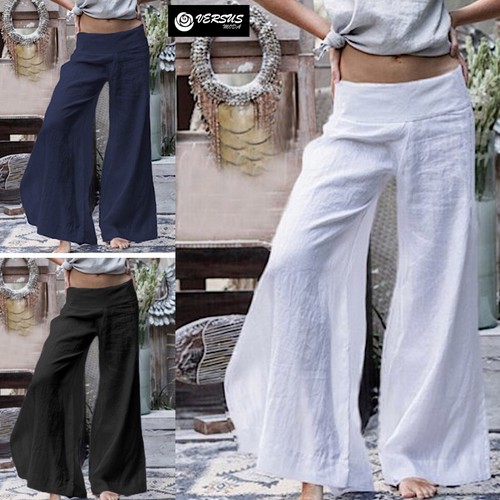 Pantaloni larghi donna leggeri - pantaloni,
