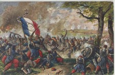 MILITARI - WW1 - 1914-15 Propaganda di guerra Catturata la bandiera  -mis233