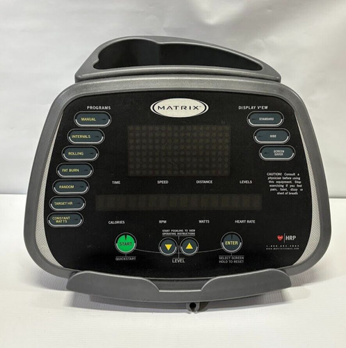 Console display ellittico bici