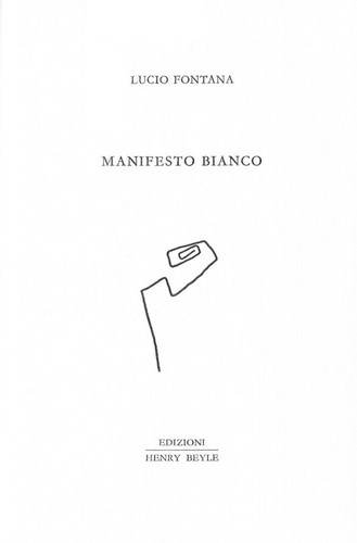 Lucio fontana manifesto - lucio, fontana,