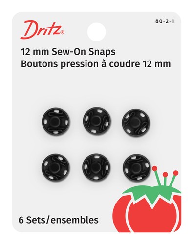 Dritz sew snaps - –, nero