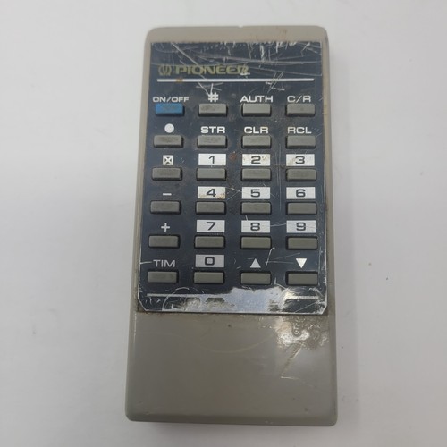 Pioneer tv remote - pioneer,