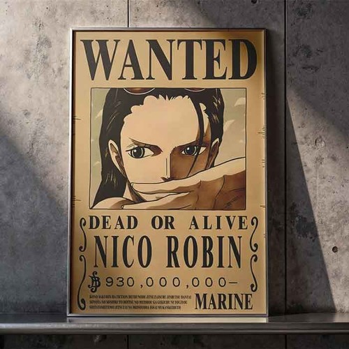 Poster one piece taglia wanted - poster,