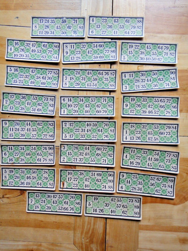 Cartelle per tombola lotto - cartelle,