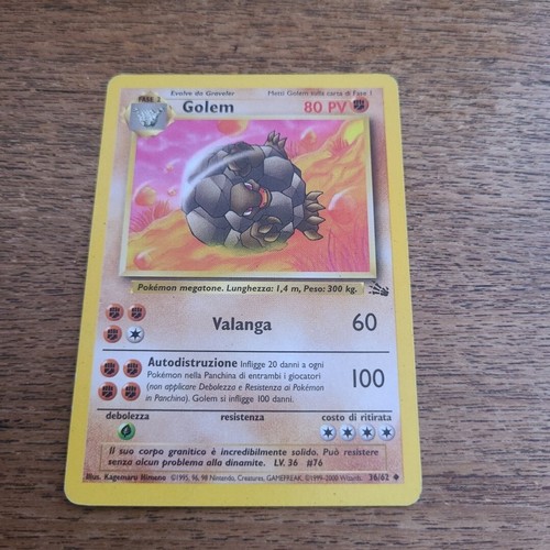 Golem fossil carta - golem,