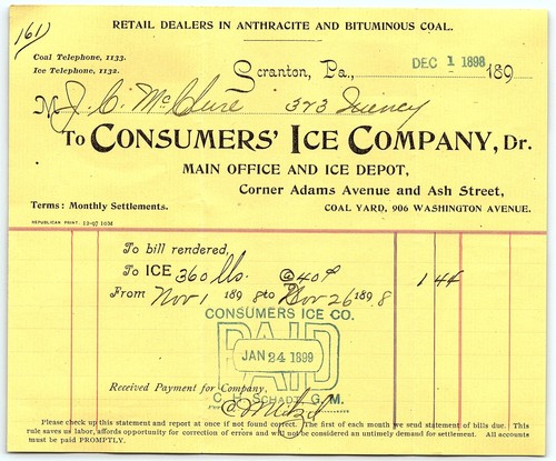 1898 scranton consumers - 1898, consumers'