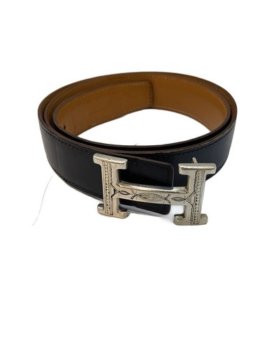 Hermes camel leather belt - camel,