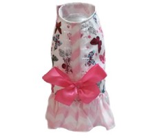 Vestito cane farfalle collare