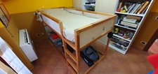 letto bambino modello kura ikea 90x200 rete materasso  buono stato 