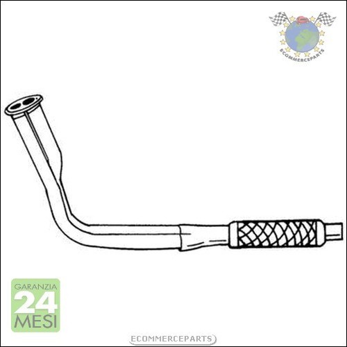 Tubo marmitta collettore sigam - marmitta,