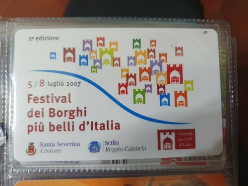 Scheda telefonica festival dei - scheda,