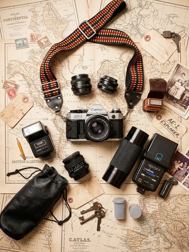 Canon program film camera - ae-1,