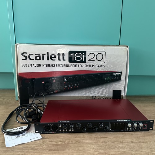 Focusrite scarlett 18i20 - scarlett, 1a