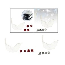 Visiera per Casco Maschera per Il Viso Occhiali Protettivi Trasparenti Visiera