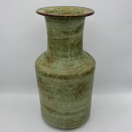Vaso ceramica smaltata - , verde