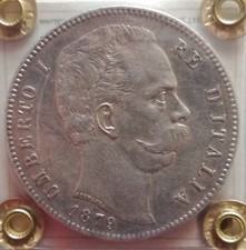 RARISSIMA R3 - 5 LIRE 1879