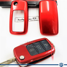 Cover Chiave Protettiva RIGIDA PER Seat Ibiza 4 guscio ROSSO Telecomando auto