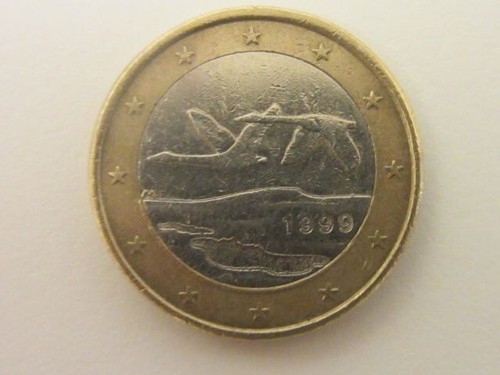 Moneta euro finlandia - moneta, 1