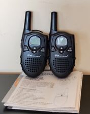 2 Ricetrasmettitori Midland G5 Walkie Talkie Radioline x Comunicare Vintage Nero