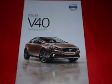 VOLVO V40 Cross Country D2 D3 D4 T4 T5 AWD Prospekt Brochure Depliant von 2014