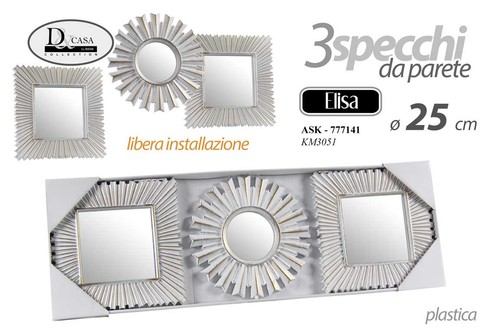 Set specchi parete - 3,