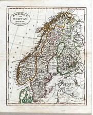 1815 Antica Carta Geografica