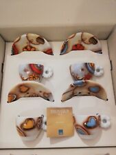 SET 4 TAZZINE THUN CLUB LIMITED EDITION 2013 RARE MELOGRANO CAFFE AL VOLO COFFE 