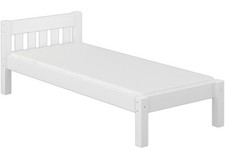 Solido elegante letto bianco