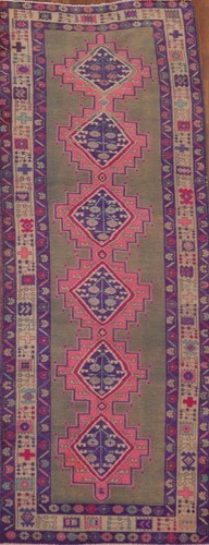 Tappeto vintage verde