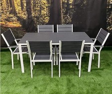 Tavolo giardino bianco in